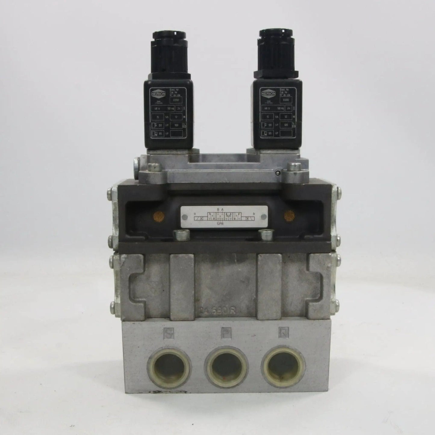 Herion 25 514 01 Double Solenoid Valve - 2 x Herion 0200 Valve Coils
