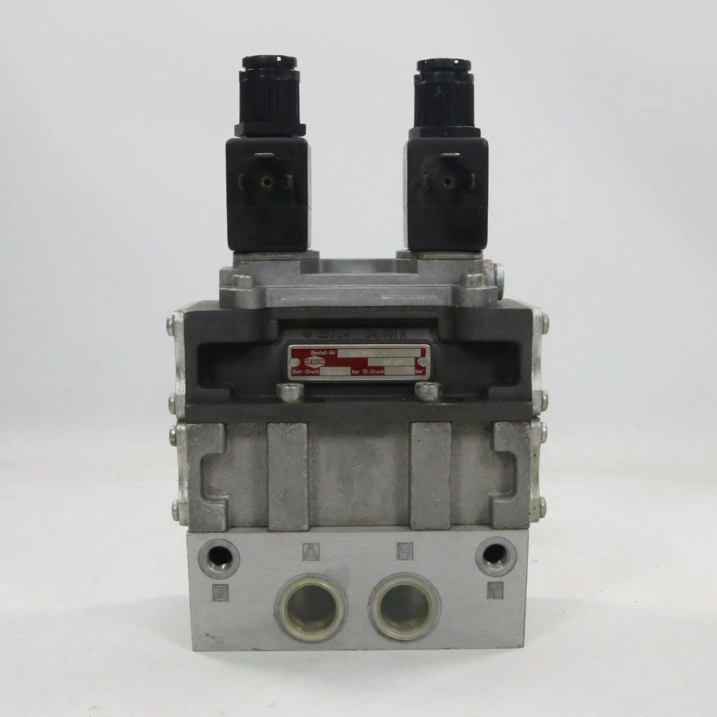 Herion 25 514 01 Double Solenoid Valve - 2 x Herion 0200 Valve Coils
