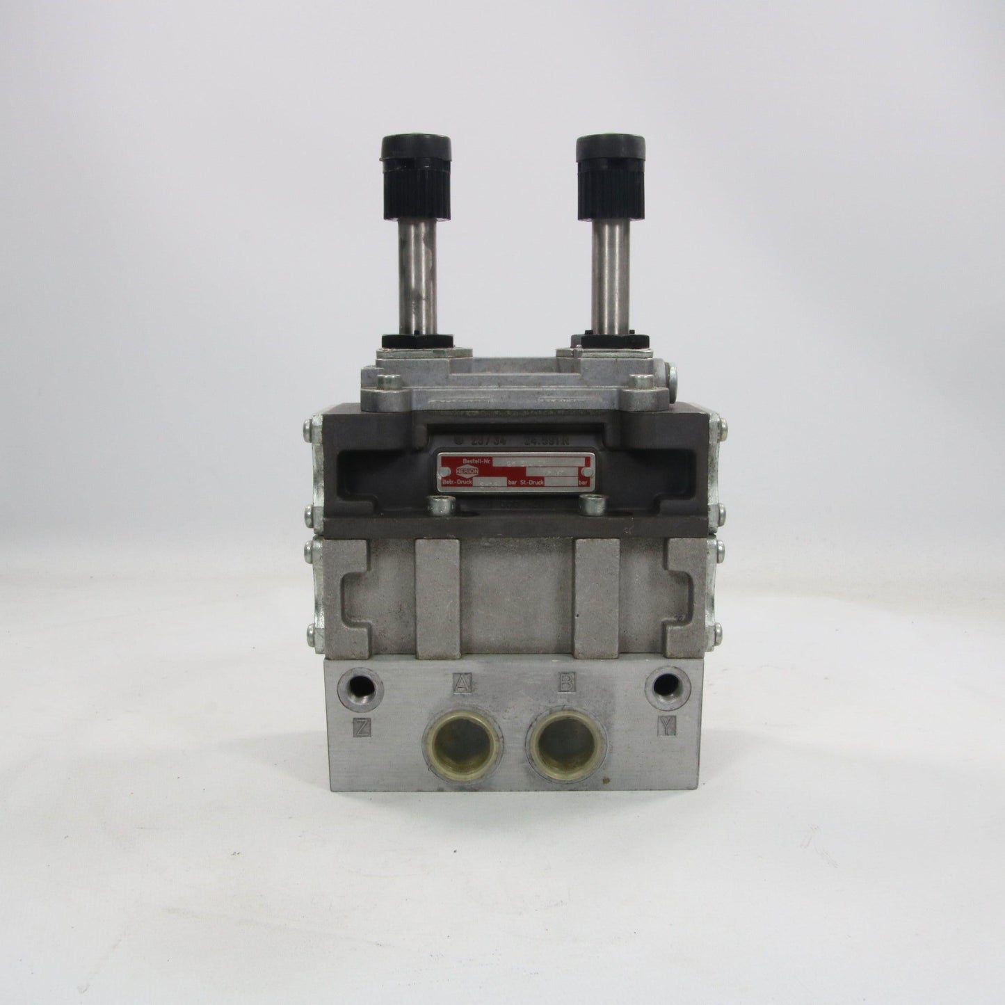 Herion 25 514 01 Double Solenoid Valve - Manual Adjustment