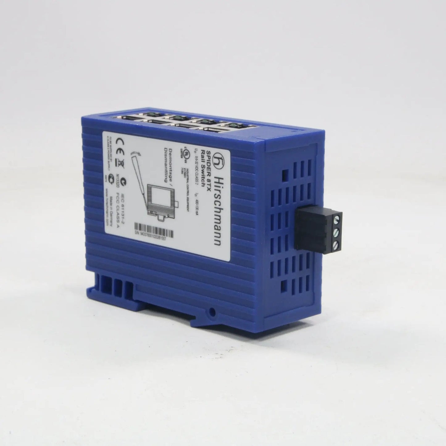 Hirschmann Spider 8TX Rail Switch