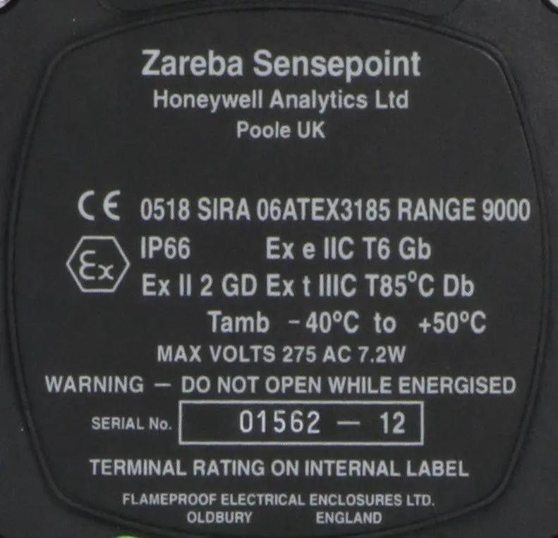 Honeywell Analytics Zareba Sensepoint Potable Gas Detection