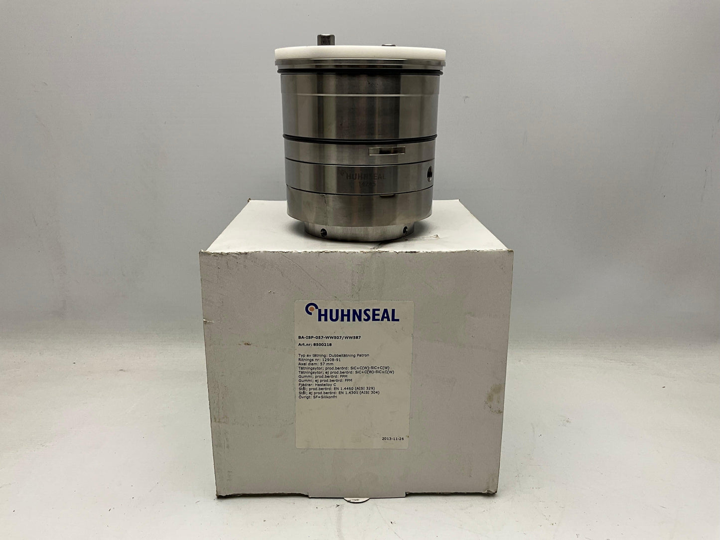 Huhnseal Double Cartridge Seal BA-ISP-057-WW507/WW587