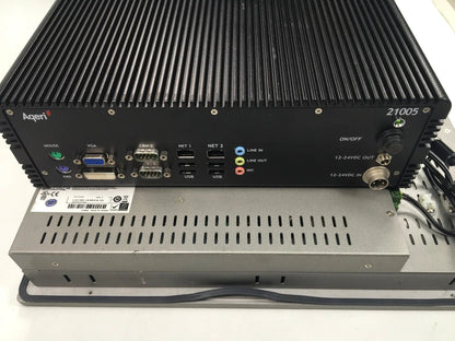 IEI 15" Touch Panel + Aqeri 21005 Fanless Computer