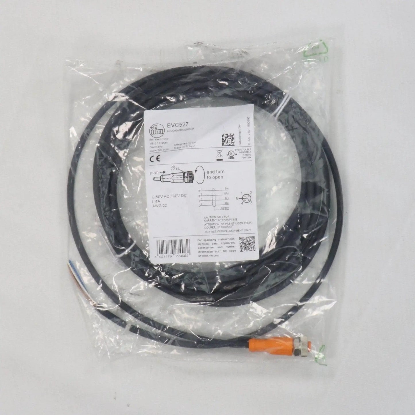 IFM Electronic EVC527 Connection Cable