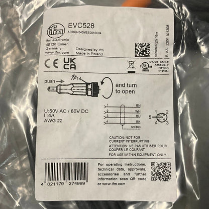 IFM Electronic EVC528 Connecting Cable