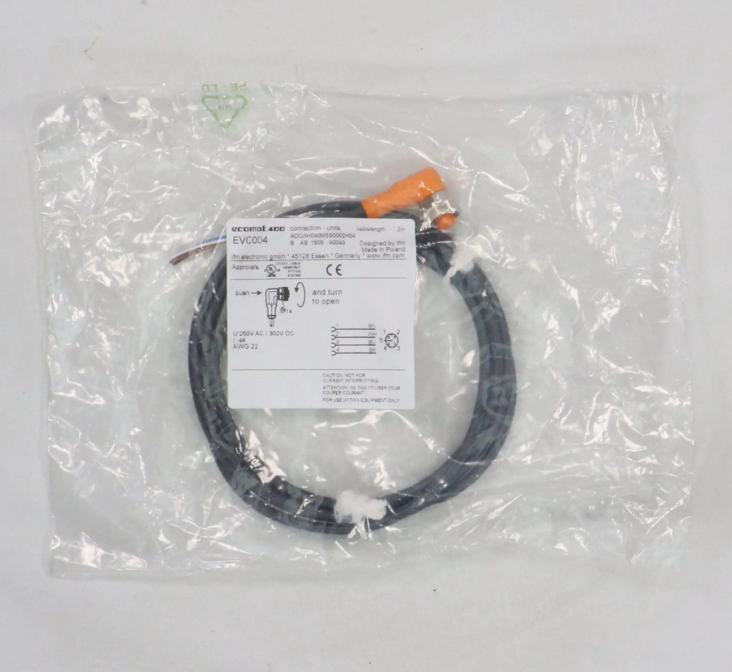IFM Electronic Ecomat 400 EVC004 Connection Cable