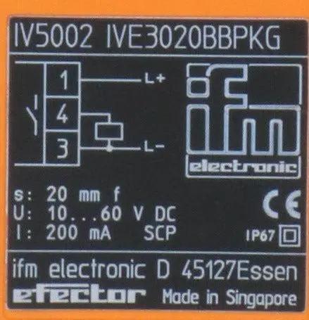 IFM Electronic Efector Inductive Sensor IV5002