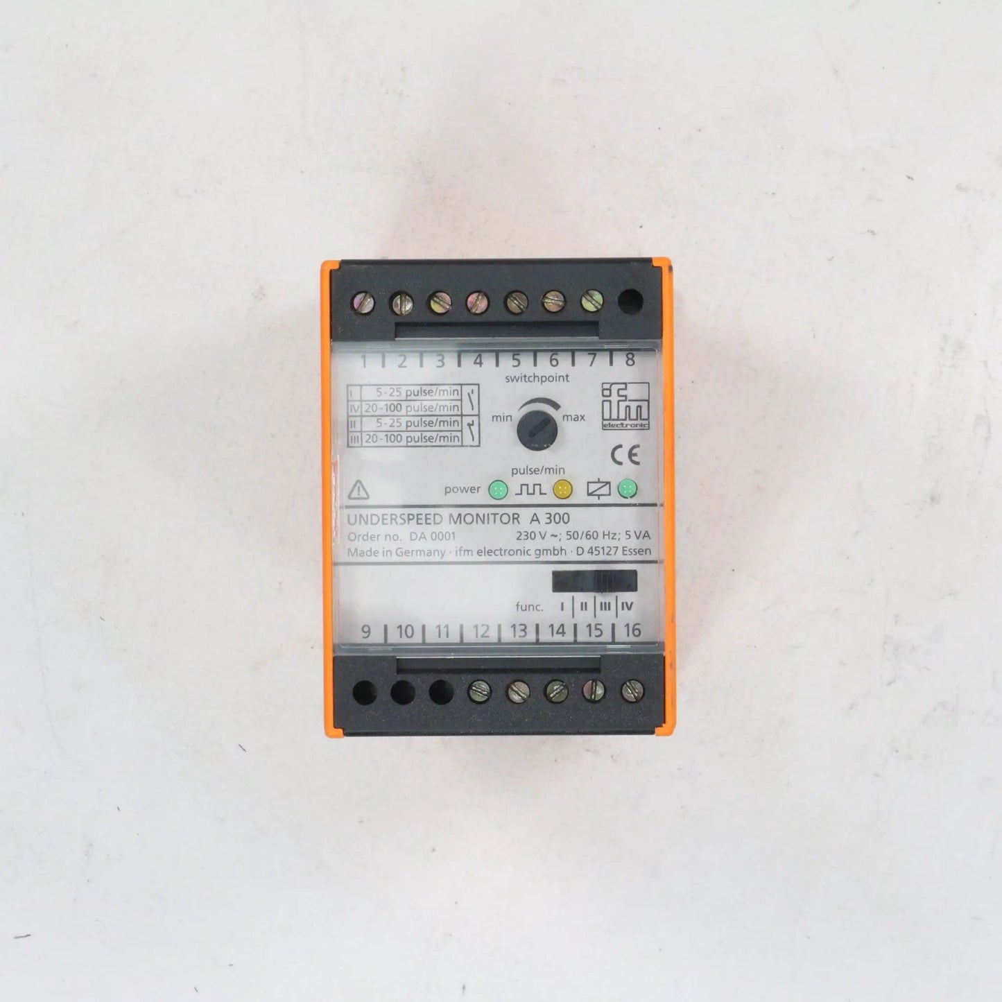 IFM Electronic Underspeed Monitor A300