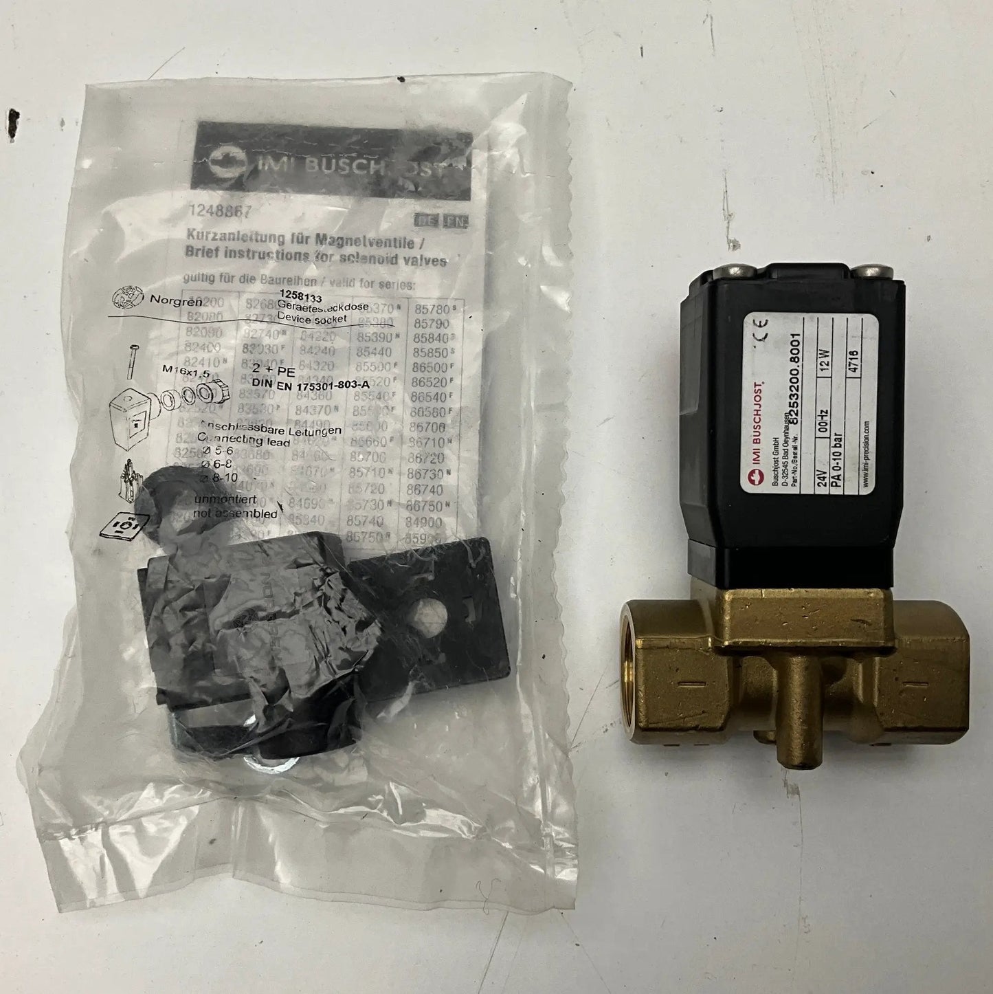 IMI Buschjost 8253200.8001 Solenoid Valve