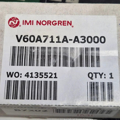 IMI Norgren V60A711A-A3000 Inline Directional Control Solenoid Valve