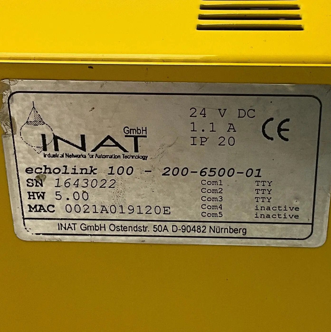 Inat Echolink 100 - 200 - 6500 - 01 Interface Converter