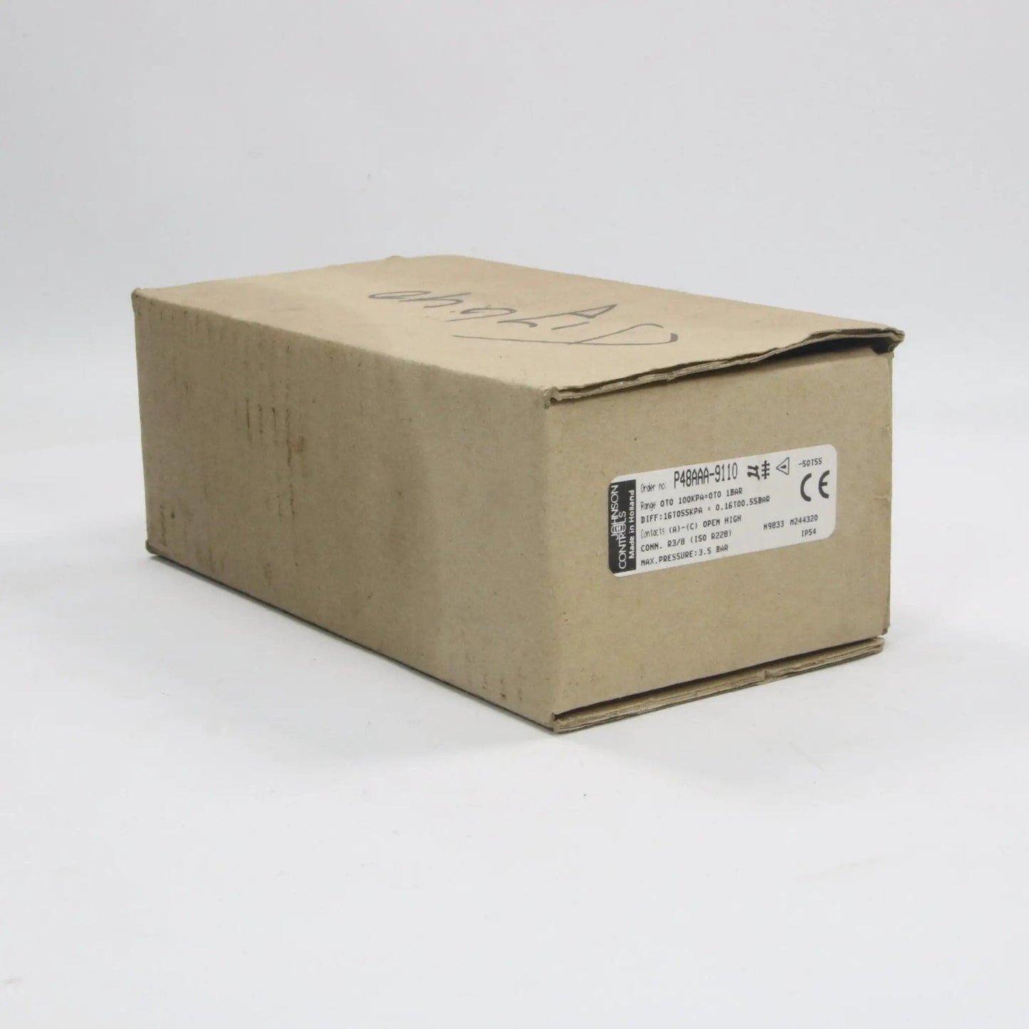 Johnson Controls P48AAA 9110 Pressure Control
