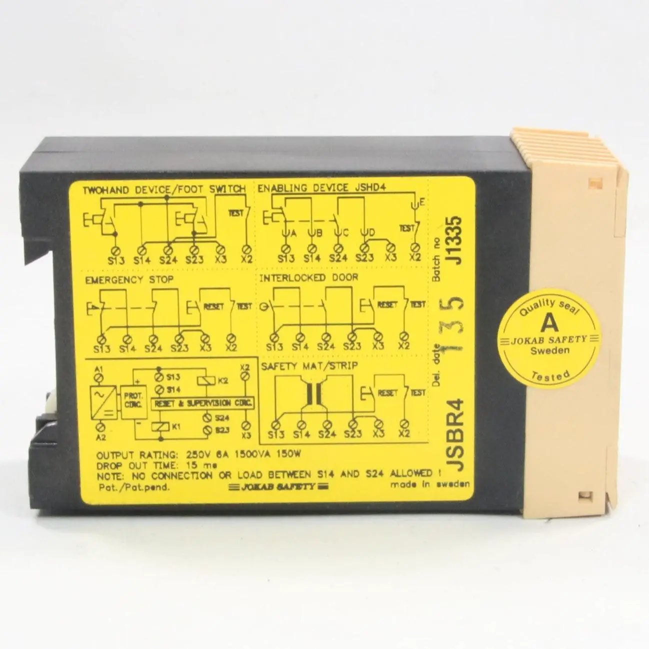 Jokab JSBR4 Safety Relay