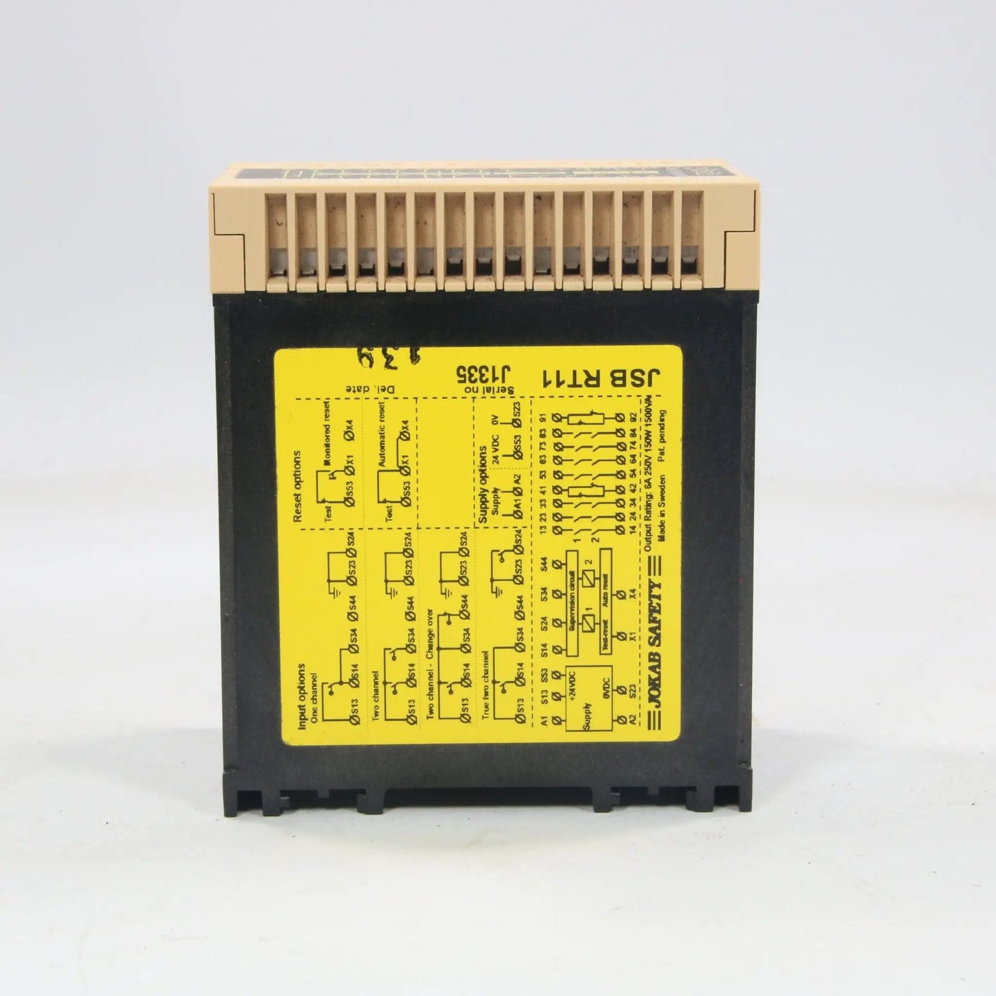 Jokab Safety JSB RT11 Safety Relay
