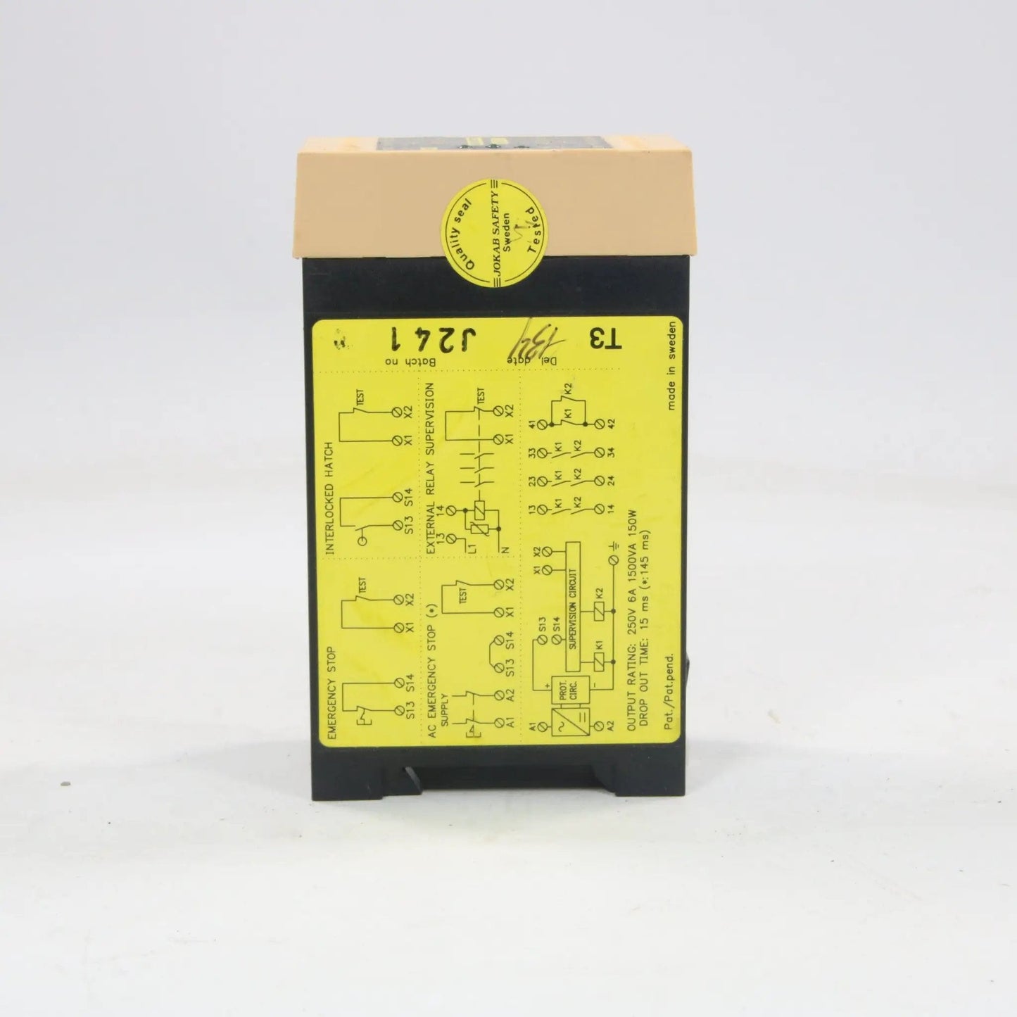 Jokab Safety JSBT3 Safety Relay
