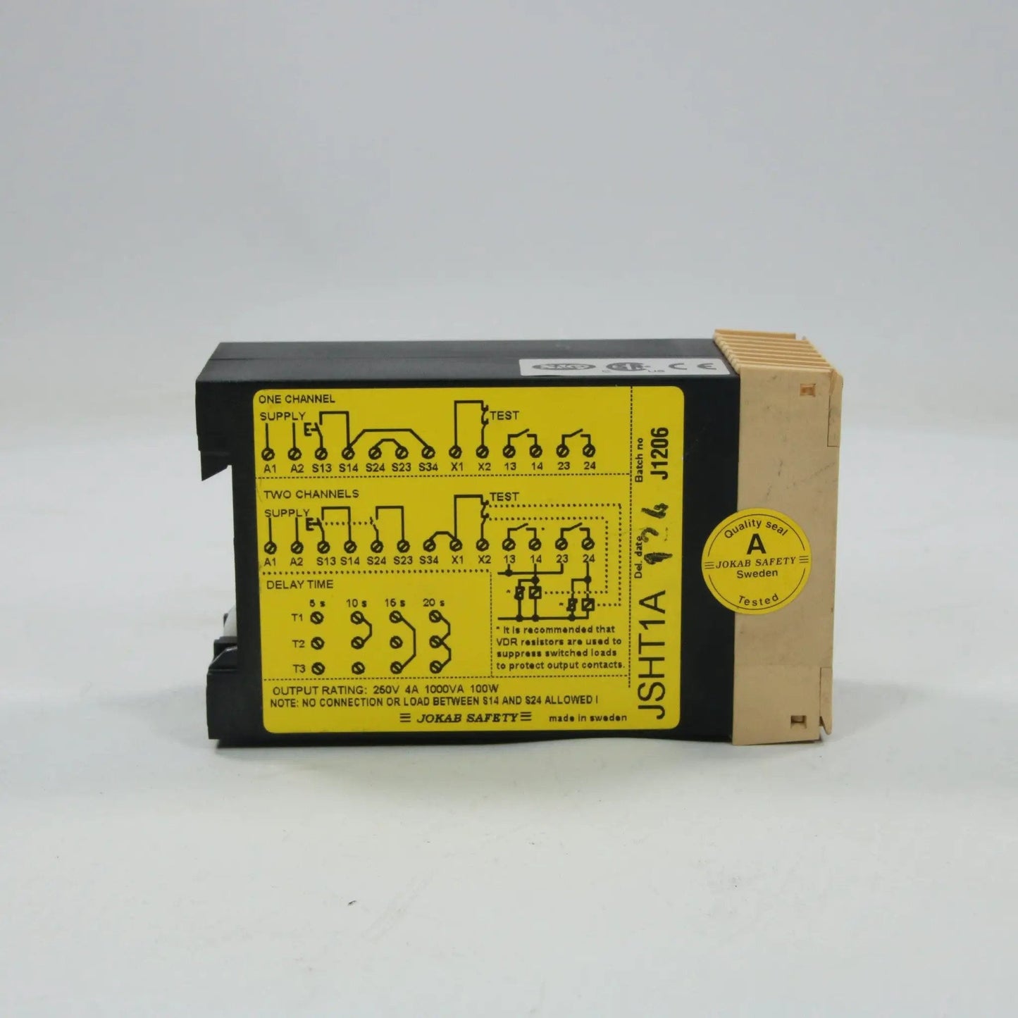 Jokab Safety JSHT1A 24VDC Relay