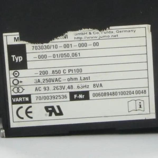 Jumo dTron 04.1 Microprocessor Controller