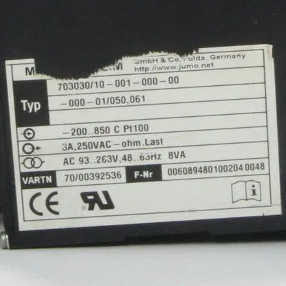 Jumo dTron 04.1 Microprocessor Controller