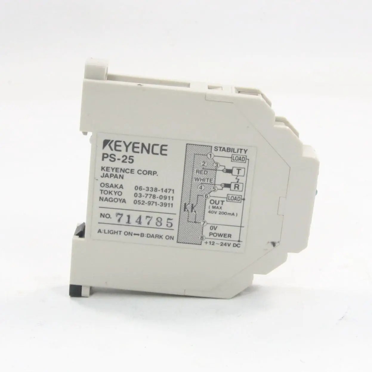 Keyence PS-25 Photoelectric Sensor Amplifier