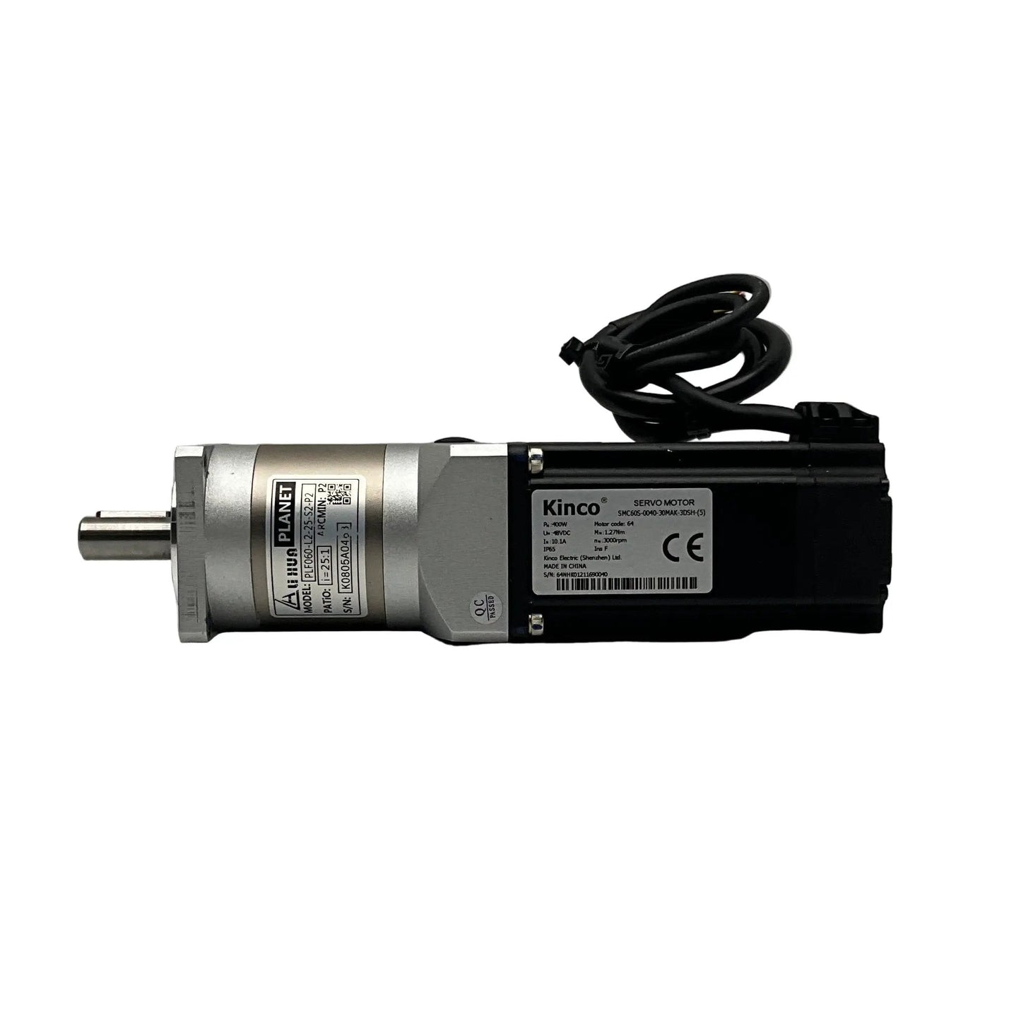 Kinco SMC60S-0040-30MAK-3DSH-(5) AC Servo Motor with Planetary Gearbox