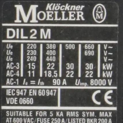 Klockner Moeller DIL 2M Contactor