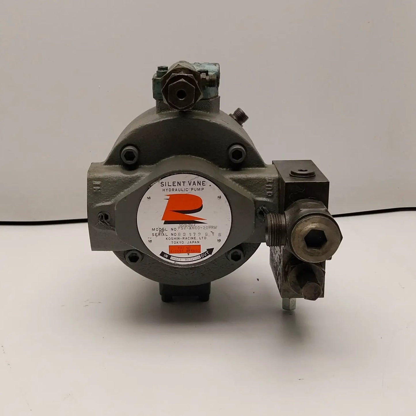 Koshin Racine PSV XNCO 20HRM Silent Vane Hydraulic Pump