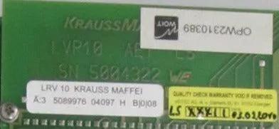 Krauss Maffei LRV 10 Plug In Board
