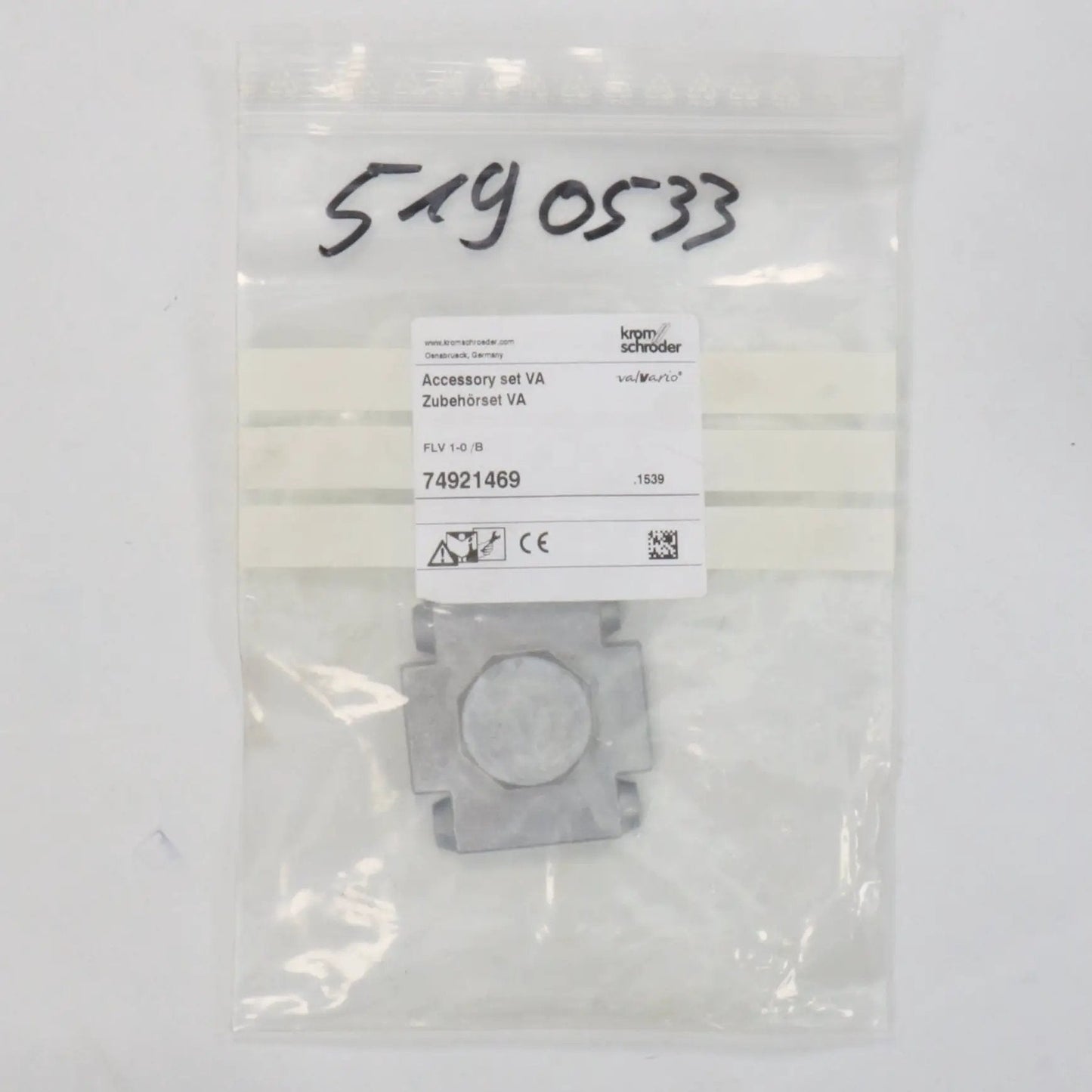 Krom Schroder FLV 1-0 /B Solenoid Valve Flange