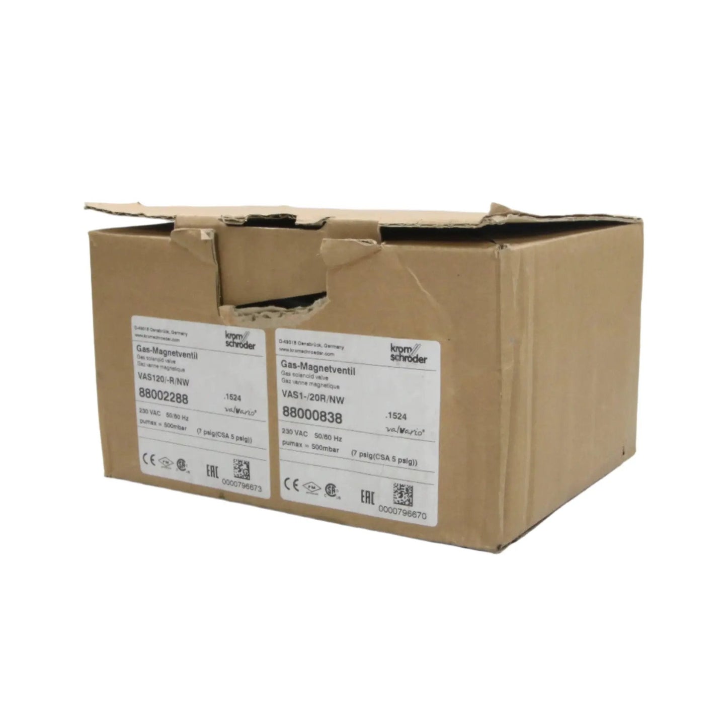 Krom Schroder Gas Solenoid Valve VAS120/-R/NW-VAS1-/20R/NW
