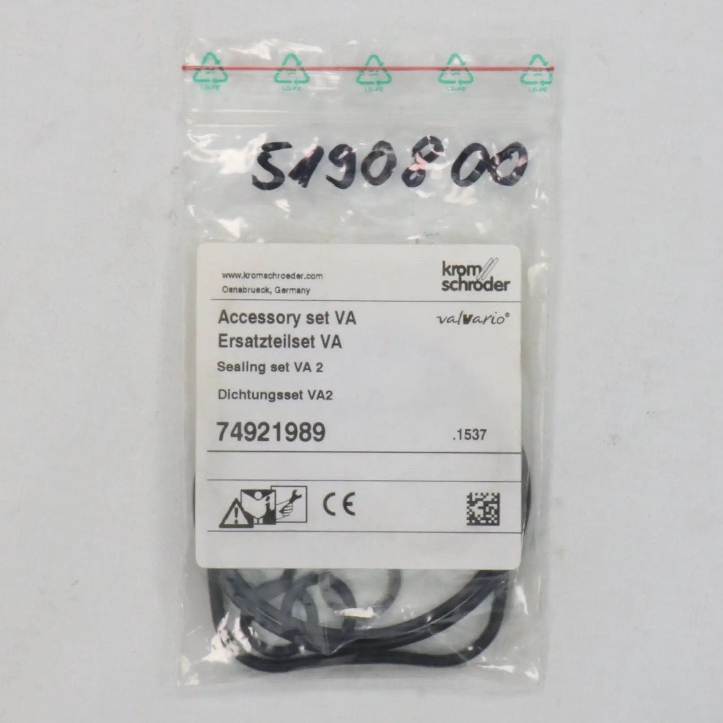 Krom Schroder VA2 Solenoid Sealing Set