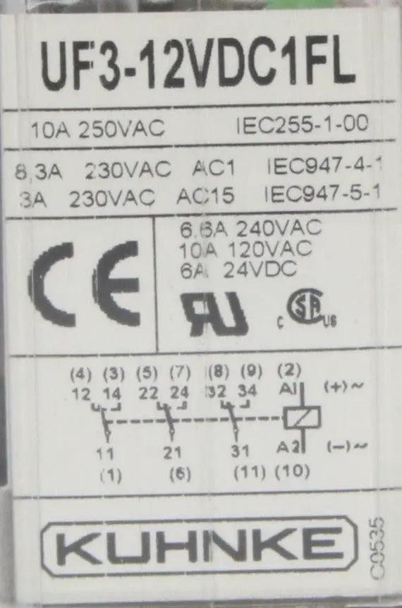 Kuhnke UF3-12VDC1FL Relay