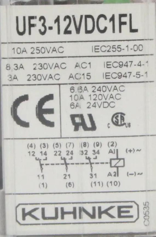 Kuhnke UF3-12VDC1FL Relay