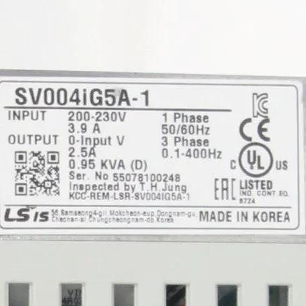 LS Electric SV004iG5A-1 AC Variable Frequency Drive