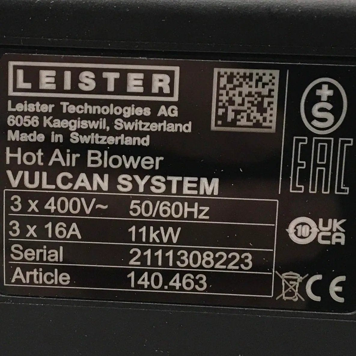 Leister 140 463 Vulcan Hot Air Blower