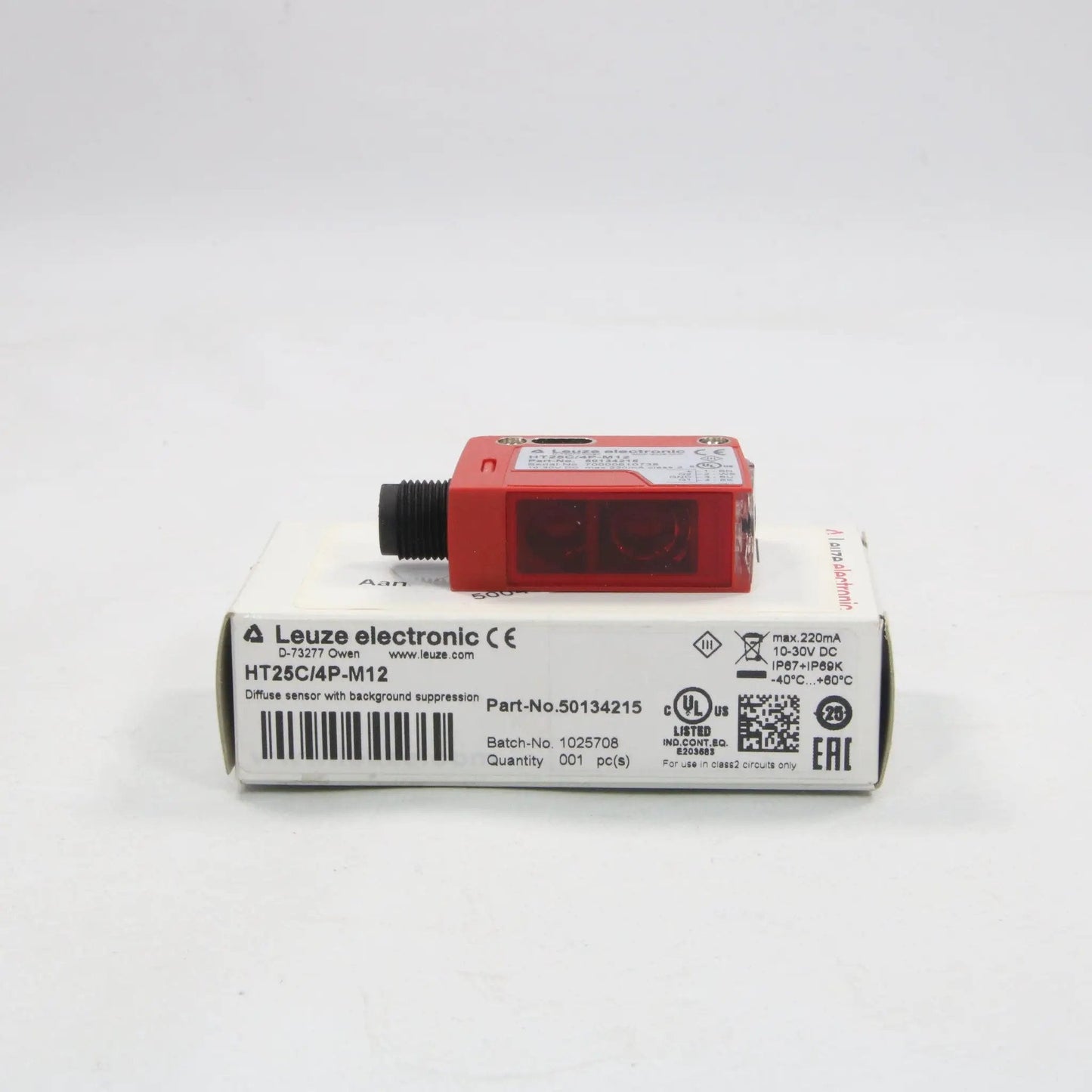 Leuze Electronic HT25C/4P-M12 Diffuse Reflection Sensor