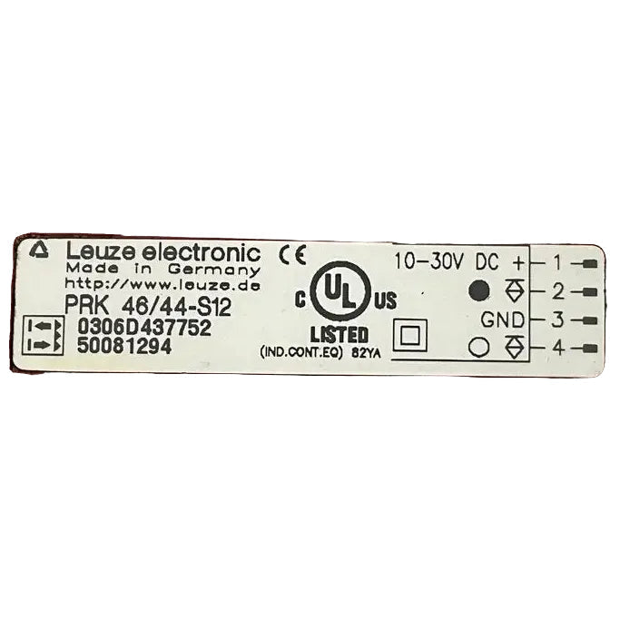 Leuze Electronic PRK 46/44-S12 Polarised Reflector Photocell