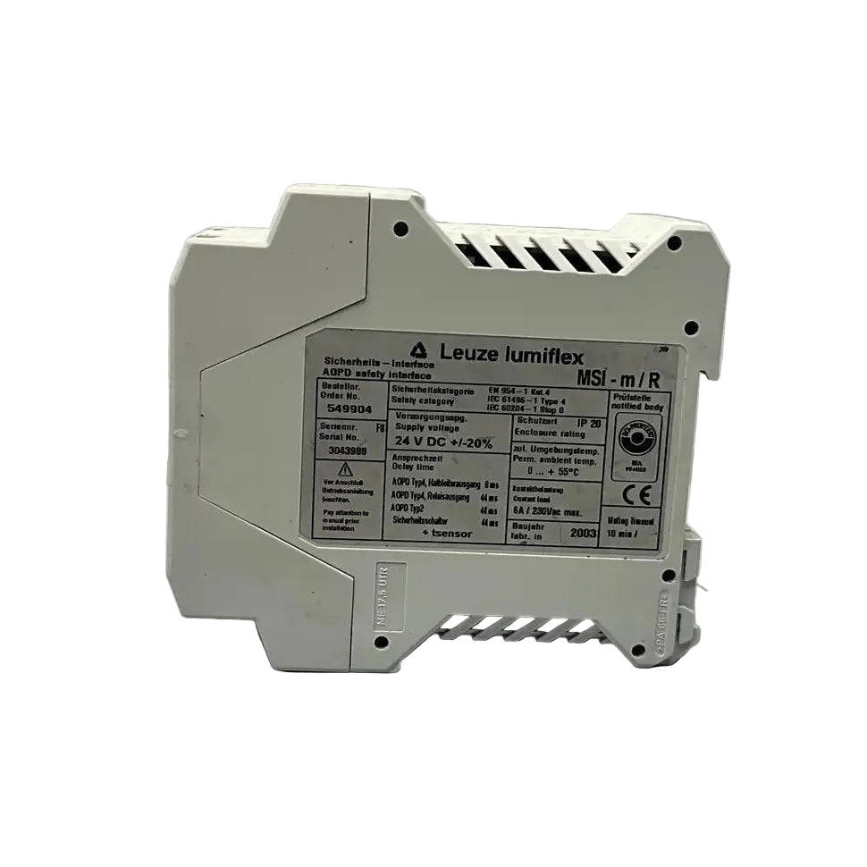 Leuze Lumiflex MSI-m/R AOPD Safety Relay Interface Module - 549904