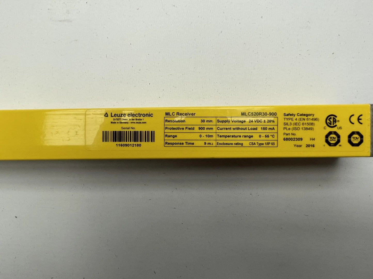 Leuze MLC520R30-900 68002309 Light Curtain Receiver