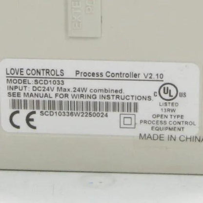 Love Controls SCD1033 Temperature Process Controller