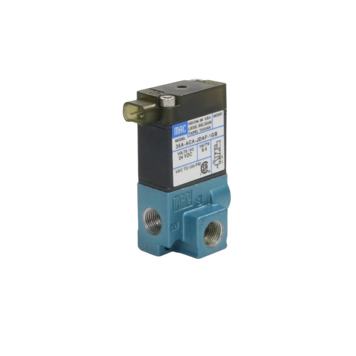 Mac Valves 36A ACA JDAF 1GB Solenoid Valve