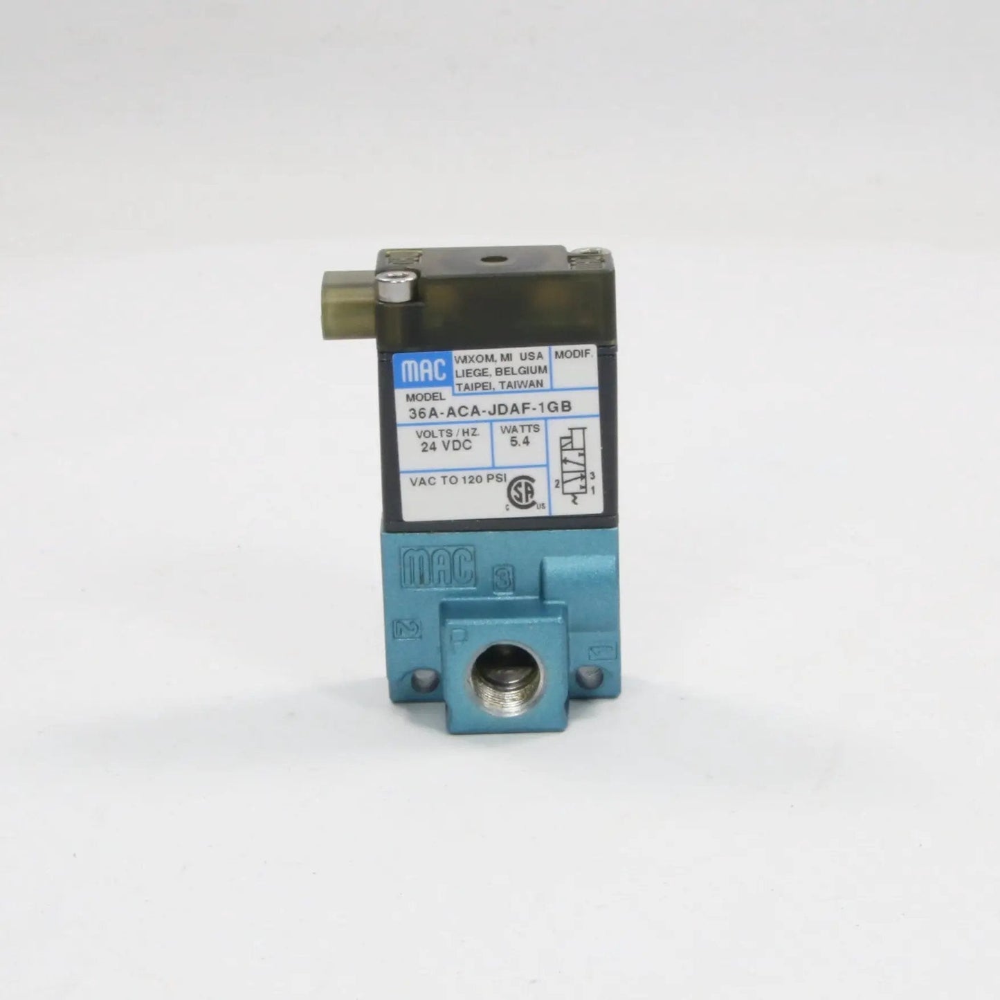 Mac Valves 36A ACA JDAF 1GB Solenoid Valve