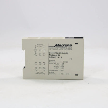 Martens Electronik Gleichspannung-Netzgerat NG500-1-5