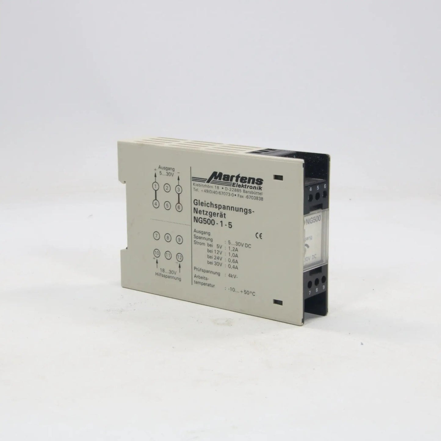 Martens Electronik Gleichspannung-Netzgerat NG500-1-5