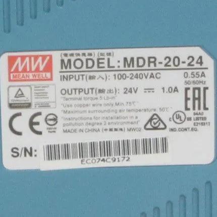 Mean Well MDR 20 24 Industrial Power Supply