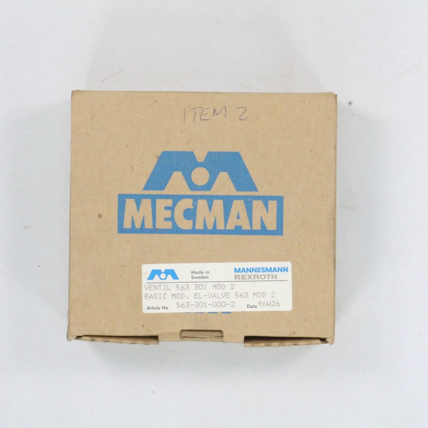 Mecman Ventil Solenoid Valve 563-301 000-2