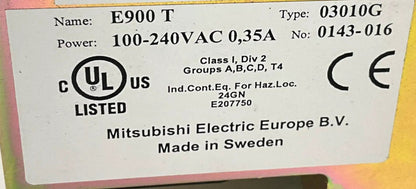Mitsubishi Electric E900 T Operators Panel