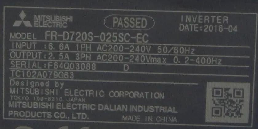 Mitsubishi FR-D720S-025SC-EC Inverter
