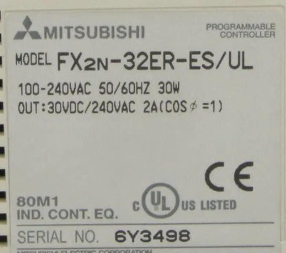 Mitsubishi Melsec FX2N-32ER-ES/UL Programmable Controller
