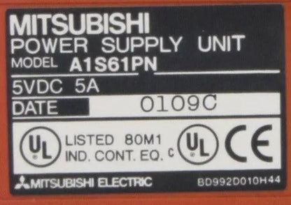 Mitsubishi Melsec Power Supply A1S61PN