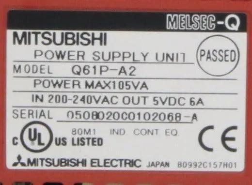 Mitsubishi Melsec Power Supply Unit Q61P-A2